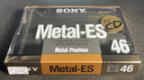 Sony Metal-ES 1988 Blank Cassette Tape C46