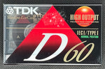 TDK D 1992 C60 front B-Grade