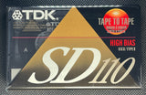 TDK SD 1992 US Blank Cassette Tape C110
