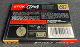 TDK CDing II 1997 US Blank Cassette Tape C60