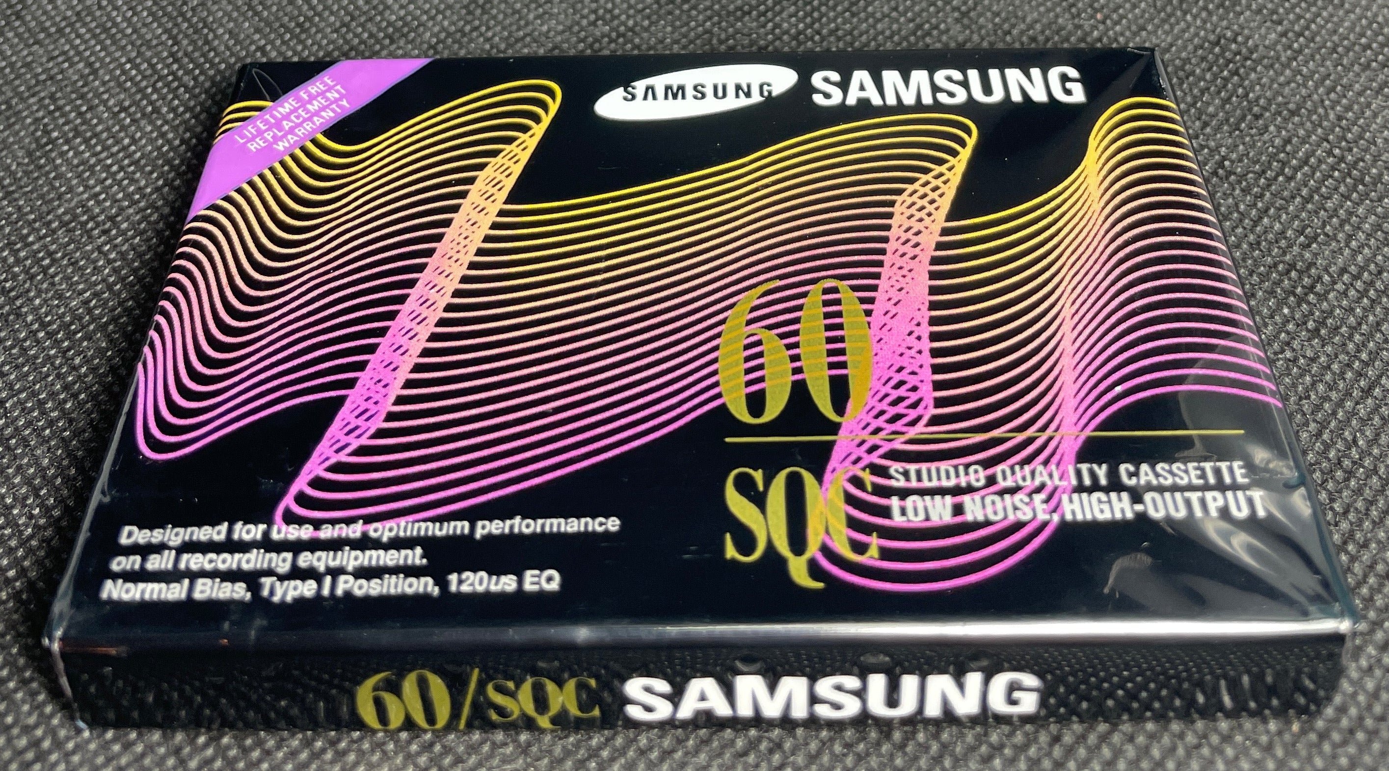 Lot De 3 Cassettes Audio Mitsubishi Black Diamond 60 - Type I - NEUF Scellé