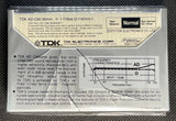TDK AD 1979 Blank Cassette Tape