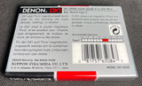 Denon DX1 1992 C90 back blank cassette tape Red