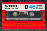 TDK D - 1982 - US/EU