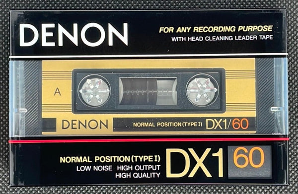 Denon DX1 - 1990 - US - Blank Cassette Tape - New Sealed