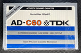 TDK AD 1979 Blank Cassette Tape