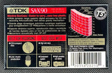 TDK SA-X 1992 90 Minutes back