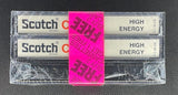 Scotch High Energy 1973 C60 top view 3 tapes