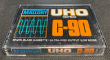 Mallory UHO 1988 US Blank Cassette Tape
