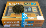 Maxell XLII 1985 C90 CA GS top view 2-pack