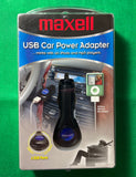 Maxell USB Car Power Adapter  