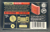 TDK MA-X 1993 C90 back