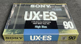 Sony UX-ES 1988 US Blank Cassette Tape C90
