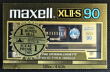 Maxell XLII-S 1985 C90 front Gold Seal