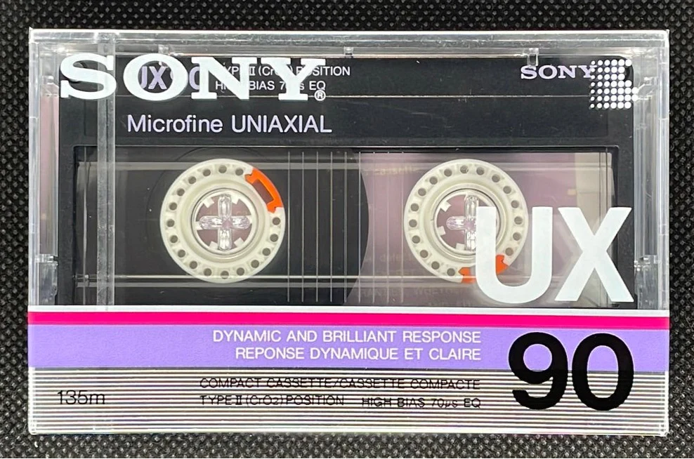 Sony UX - 1986 - US - Blank Cassette Tape - New Sealed