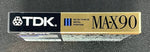 TDK MA-X 1990 C90 top view