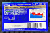 TDK MA EX 1998 C60 back