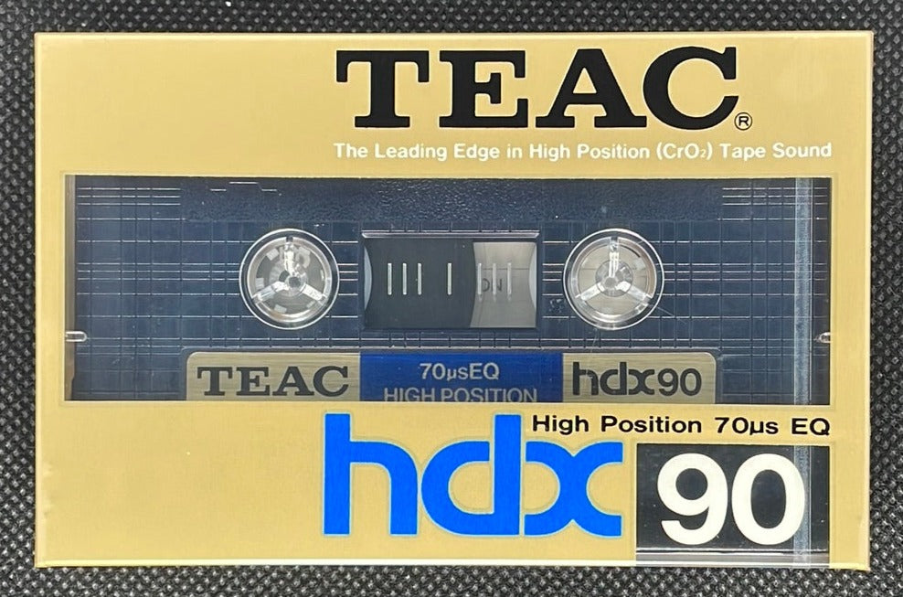TEAC HDX - 1984 - US - Blank Cassette Tape - New Sealed