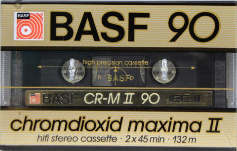 BASF Chromdioxid Maxima II C90 1985 front