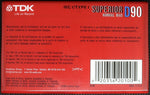 TDK Imation Superior D 2008 C90 back