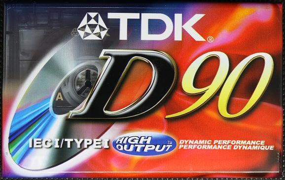TDK D - 1997 - US - Blank Cassette - New & Sealed