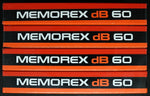 Memorex dB 1985 C60 top view
