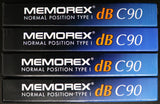 Memorex dB 1993 C90 top view