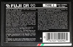 Fuji DR 1985 C90 back Black case