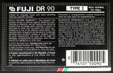 Fuji DR 1985 C90 back Black case