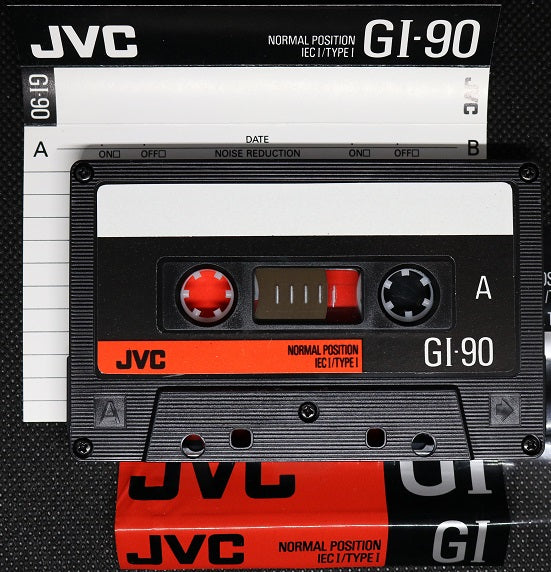 2x deux JVC GI 90 B Normal Position, IEC I TYPE I cassette audio K7 2x deux JVC GI 90 B Normal Position, IEC I TYPE I cassette audio K7