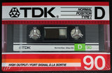 TDK D 1986 C90 front
