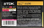 TDK SA 1991 CA C90 back