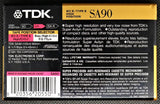 TDK SA 1991 CA C90 back