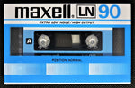 Maxell LN 1982 90 Minutes black shell front