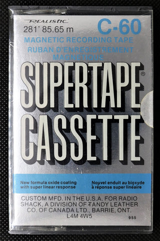 REALISTIC SUPERTAPE New Formula* - 1977 - US