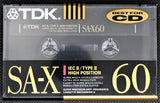 TDK SA-X 1991 60 Minutes front