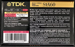 TDK SA-X 1991 60 Minutes back