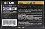 TDK MA-X 1990 C100 back