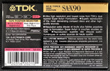 TDK SA-X 1991 90 Minutes back