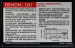 Denon DX1 1990 C90 back