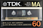 TDK MA 1986 C60 front