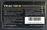 TEAC CDX 1990 C90 back