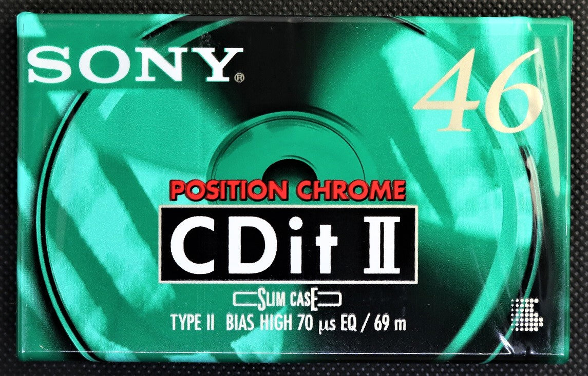 SONY CDit II - 1992 - US - Blank Cassette Tape - New Sealed