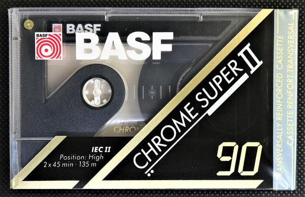 3 EMTEC BASF CS 90 CHROME SUPER LEERKASSETTEN MC TAPES IEC TYPE 2 in 3 EMTEC BASF CS 90 CHROME SUPER LEERKASSETTEN MC TAPES IEC TYPE 2 in