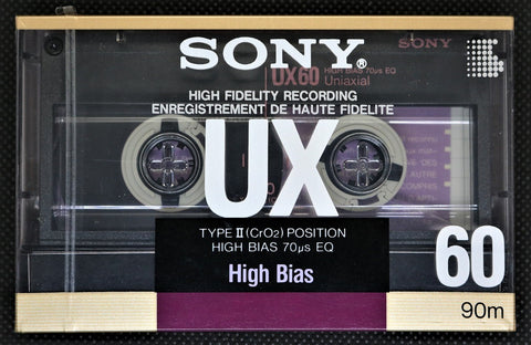 5 Cassette Audio Vierge SONY CDit II 90 - K7 Chrome Neuf 5 Cassette Audio Vierge SONY CDit II 90 - K7 Chrome Neuf