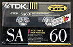 TDK SA 1991 CA C60 front