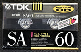 TDK SA 1991 CA C60 front