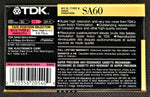 TDK SA 1991 CA C60 back