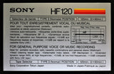 SONY HF 1985 C120 back