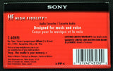 Sony HF 2001 C60 back